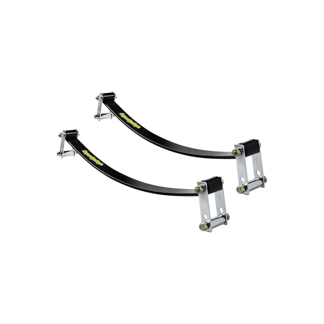 SSA23 – SUPERSPRINGS Helper Spring Kit, Leaf Spring Design Rear Upper 3 Inch Width 2300 Pound Load Capacity Per Set (...